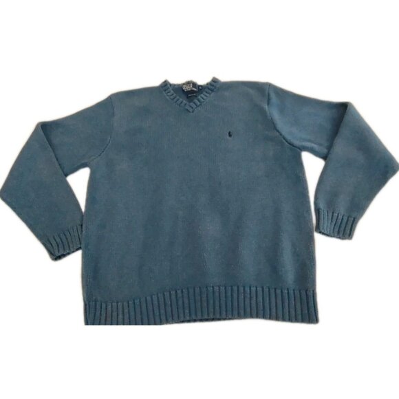 Polo Ralph Lauren Sweater Men X-Large Knit Crewneck Pullover Classic Pony - Picture 1 of 9